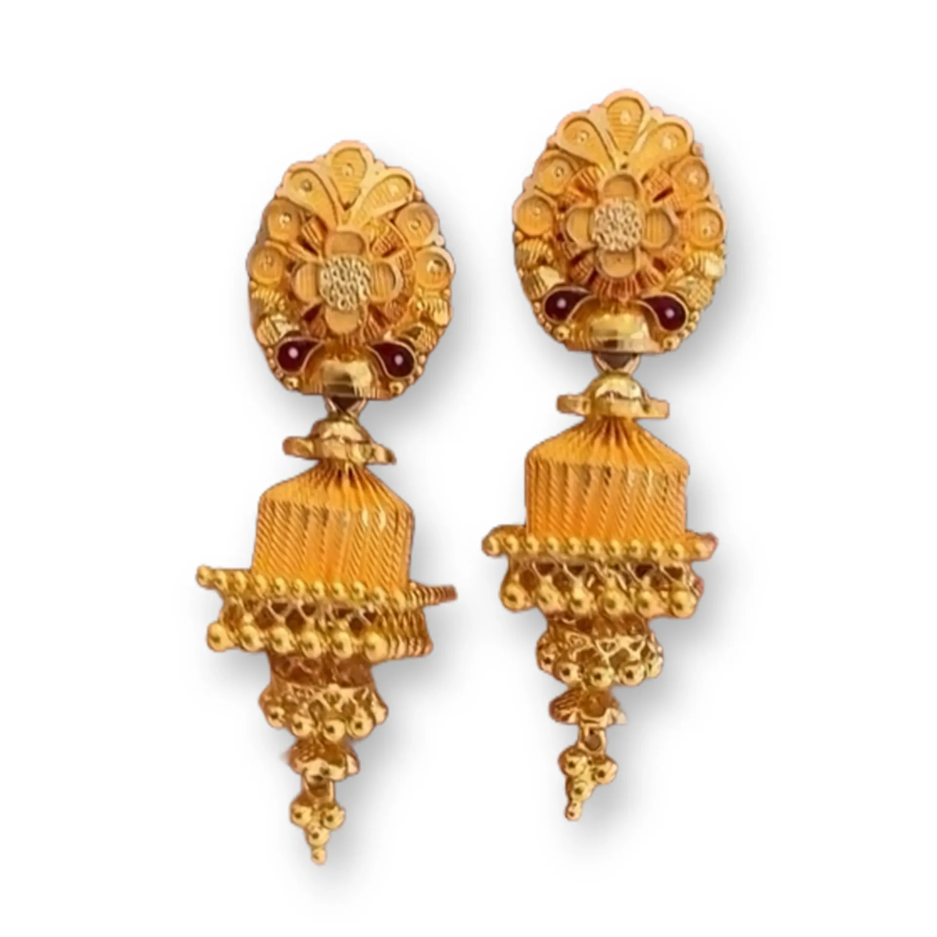 Gold Plated Jhumka - Earrings